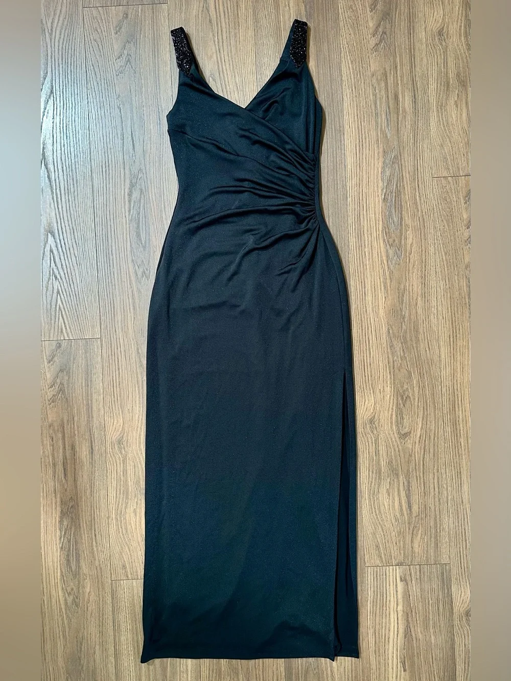 Ralph Lauren Beaded Black Tie Gown - Picture 1 of 9